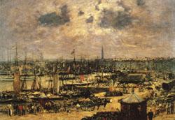 Eugene Buland The Port of Bordeaux Sweden oil painting art
